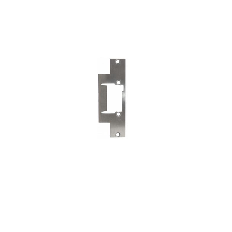 ANILLO CORTO DE ACERO INOXIDABLE CON BASE DESLIZANTE PARA CERRADURA ELÉCTRICA 130x25x3mm