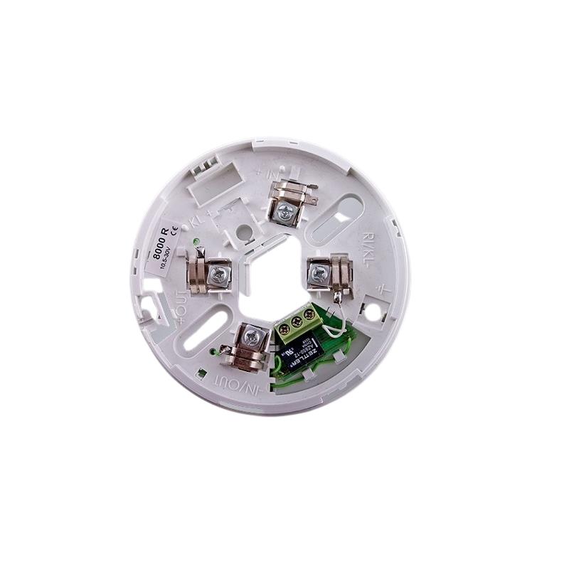 BASE COM RELÉ 12Vdc PARA DETECTORES FD8xxx
