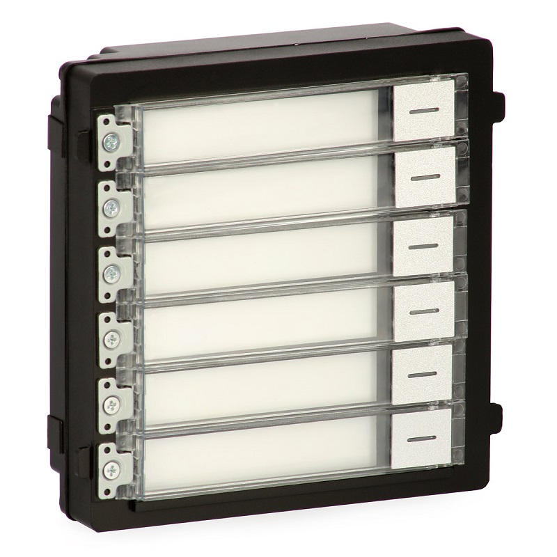 MÓDULO 6 BOTÕES BOTONEIRA DS-KD-KK HIKVISION V.2