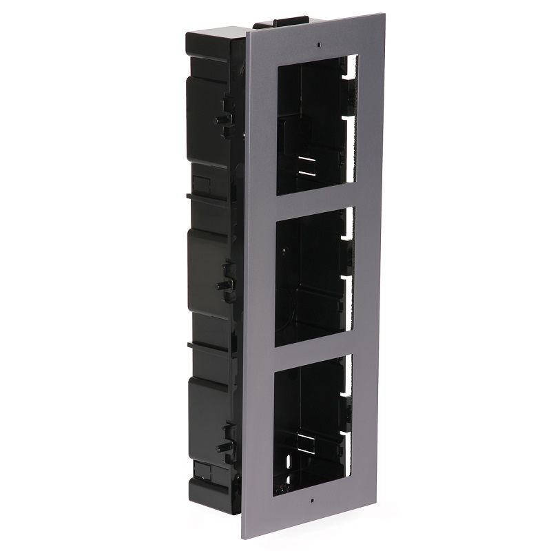 ARO DE EMPOTRAR 3 MÓDULOS DS-KD-ACF3 HIKVISION V.2