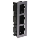 ARO DE EMPOTRAR 3 MÓDULOS DS-KD-ACF3 HIKVISION V.2