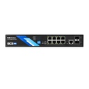 SWITCH BCS BASIC GERIDO 8xPoE 1Gbps + 2xUPSFP 1Gbps 802.3AF/AT