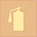 SINAL FOTOLUMINESCENTE PREMIUM ACRÍLICO EXTINTOR 200x200mm