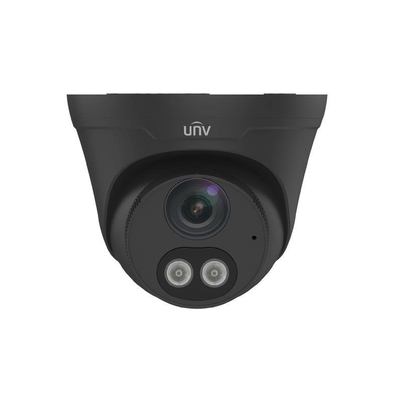 CÂMARA IP TURRET 4MPX 2.8mm IV30m IP67 120dB WDR DUAL LIGHT PRETA