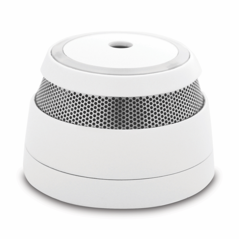 DETETOR FUMO WIRELESS ALARME ÓTICO BATERIA ATÉ 10 ANOS NÃO SUBSTITUÍVEL Ø78mm