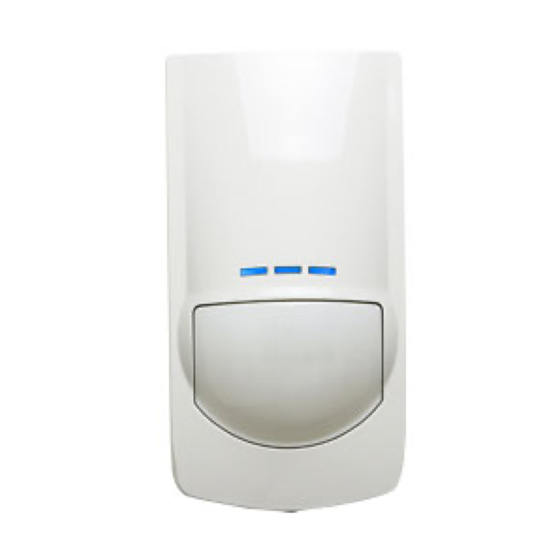 DETETOR GRAU 3 ANTI-MÁSCARA QUAD PID BRANCO RFI 2.7GHz 136 ÁREAS DETEÇÃO 15m x 90º DEOL E TEOL PULSO DIGITAL