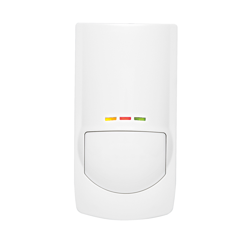 DETETOR GRAU 3 ANTI-MÁSCARA DUPLA TECNOLOGIA BRANCO RFI 2.7GHz 68 ÁREAS DETEÇÃO 15m x 90º DEOL E TEOL PULSO DIGITAL