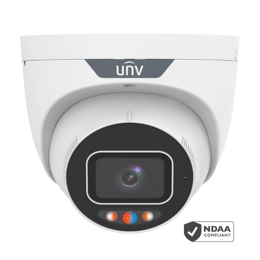 [IPC3638SS-ADF28KMC-I1] CÂMARA IP DOME 8MPX 2.8mm IV30m 130dB WDR TRI-GUARD2.0 LUZ AZUL/VERMELHA