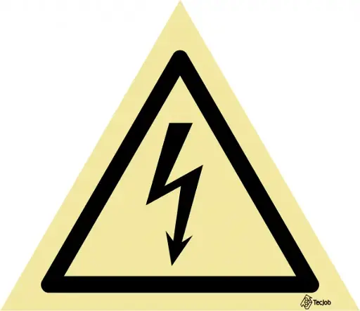 [PE0130AV] SINAL VINIL PERIGO 70mm