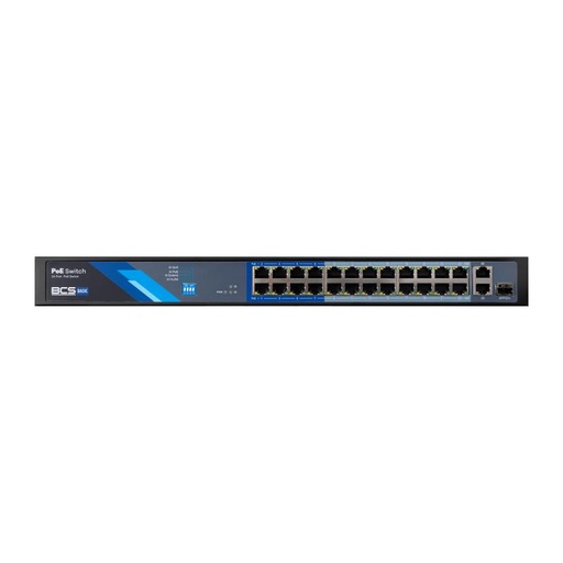 [BCS-B-SP2402G-1SFP] CONMUTADOR BCS BASIC 24xPoE 100Mbps + 1xUPSFP 1Gbps 802.3AF/AT