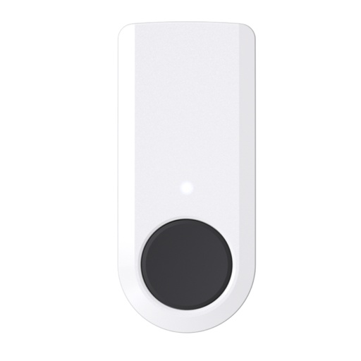 [W-DB-W] CAMPAINHA/BOTÃO GRAU 2 WIRELESS BRANCA BOTÃO PROGRAMÁVEL LED MODO NOTURNO