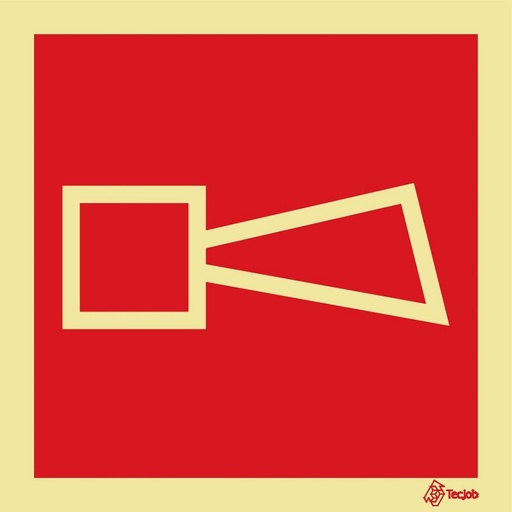 [I0290B] SEÑAL FOTOLUMINISCENTE SIRENA 150x150mm