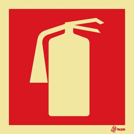 [I0001A] SINAL FOTOLUMINESCENTE EXTINTOR 150x150mm