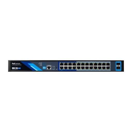[BCS-B-SP24G-2SFP-M] SWITCH BCS BASIC GERIDO 24xPoE 1Gbps + 2xUPSFP 1 Gbps 150W 802.3AF/AT