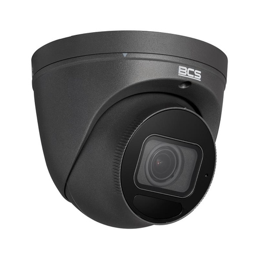 [BCS-P-EIP52VSR4-AI1-G] CÂMARA IP DOME BCS POINT 2MPX 2.7-13.5mm IV40m MOTOZOOM 120dB AI GRAFITE