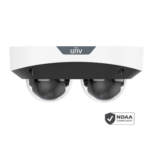 [IPC3224SS-ADF28K-I1] CÂMARA IP DOME DUPLO CANAL 2x4MPX 2.8mm IV30m IP67 IK10 120dB WDR