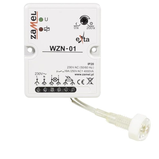 [ZMWZN01S1] INTERRUPTOR CREPUSCULAR INCORPORADO