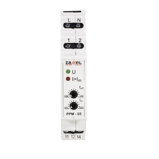 [ZMPPM0516] RELÉ PRIORITÁRIO MODULAR 1.6A A 16A