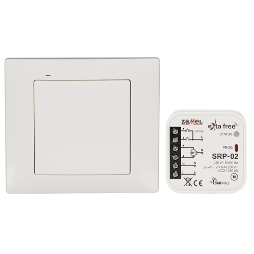 [ZMRZB03] KIT DE TRANSMISOR Y RECEPTOR PARA CONTROL DE PERSIANAS EXTA FREE