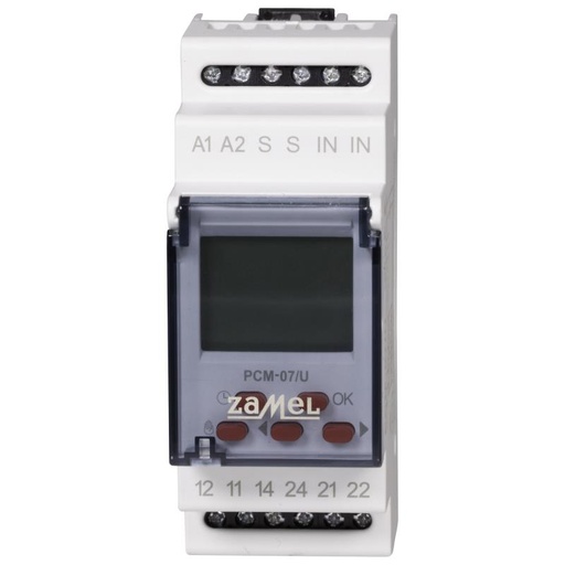 [ZMPCM07U] RELÉ TEMPORIZADO MODULAR 25x MULTIMODO DIGITAL 