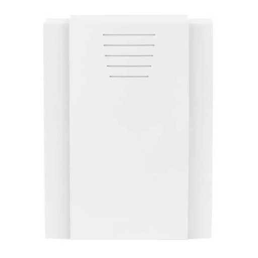 [ZMGNW208] TIMBRE LARGO CON TRANSFORMADOR 230V BLANCA