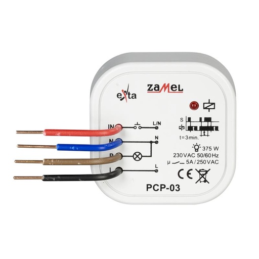 [ZMPCP03] RELÉ TEMPORIZADO MULTIMODO PARA CAIXA APARELHAGEM