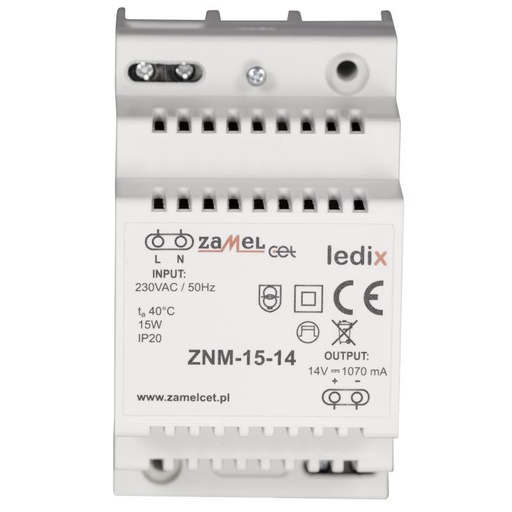 [ZMZNM1514] FONTE ALIMENTAÇÃO MODULAR LED 14Vdc 15W