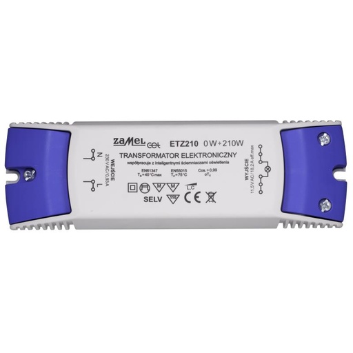 [ZMETZ210] TRANSFORMADOR ELECTRÓNICO 230Vac 11.5Vac 0-210W