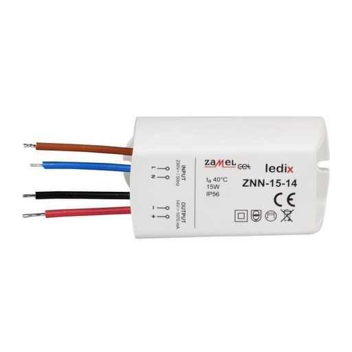 [ZMZNN1514] FONTE ALIMENTAÇÃO LED 14Vdc 15W