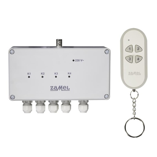 [ZMRWS311C/Z] KIT RECETOR E CONTROL 4 CANALES PARA INSTALACIÓN EN EXTERIOR EXTA FREE