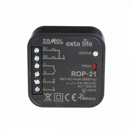 [ZMROP21] RECEPTOR 1 CANAL EXTA LIFE PARA CAJA DE EQUIPO