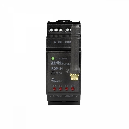 [ZMROM24] RECEPTOR MODULAR 4 CANALES 2x2xNA EXTA LIFE