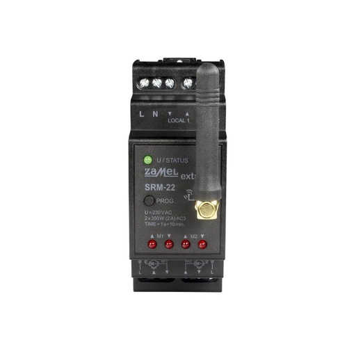 [ZMSRM22] RECEPTOR MODULAR CONTROLADOR 2xPERSIANAS EXTA LIFE