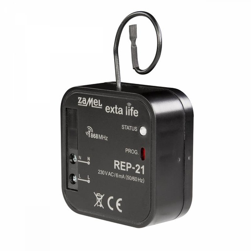 [ZMREP21] RETRANSMISSOR/REPETIDOR EXTA LIFE PARA CAIXA APARELHAGEM