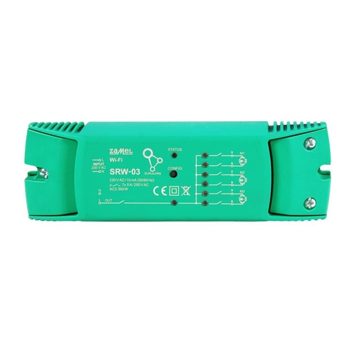 [ZMSRW03] RECEPTOR Wi-Fi 3 ESTORES + 1 CANAL SUPLA