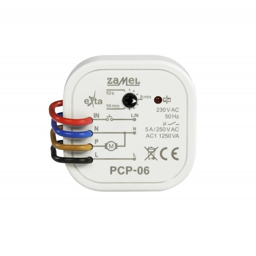[ZMPCP06] RELÉ TEMPORIZADO CONTROL VENTILADORES WC BAÑOS PARA CAJA DE EQUIPO
