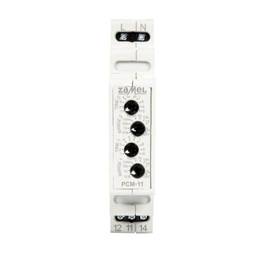 [ZMPCM11] RELÉ TEMPORIZADO MODULAR MULTIMODO 2 TEMPORIZAÇÕES