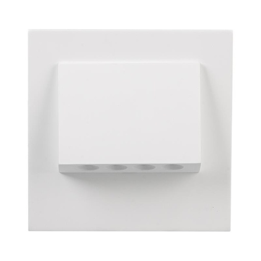 [ZM11-221-52] NAVI CON ARO EMPOTRAR 230Vac BLANCO CALIENTE BLANCO