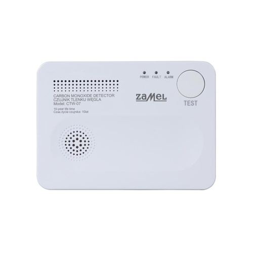 [ZMCTW07] DETECTOR MONÓXIDO CARBONO A PILHAS E BOTÃO TESTE