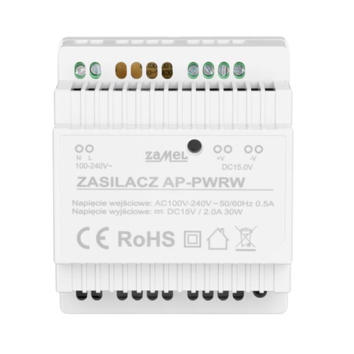 [ZMAPPWRW] FUENTE ALIMENTACIÓN PARA SISTEMA DOS HILOS ENTRA 100