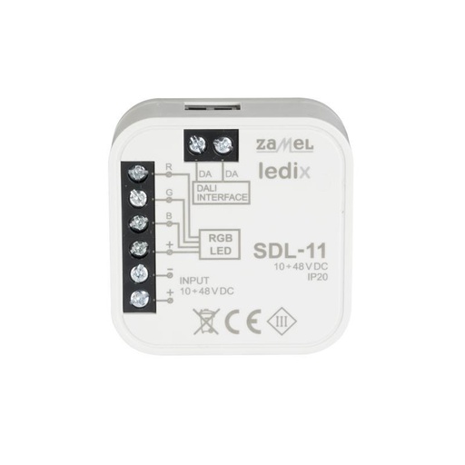 [ZMSDL11] CONTROLADOR RGB DALI 10-14Vdc PARA CAJA DE EQUIPO