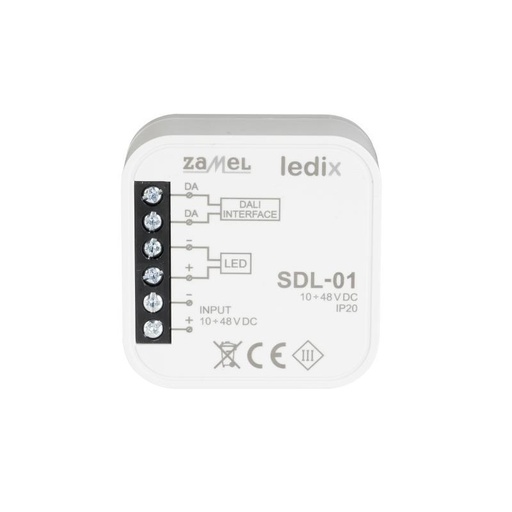 [ZMSDL01] CONTROLADOR MONOCROMATICO DALI 10-48Vdc PARA CAIXA APARELHAGEM