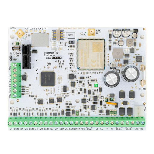 [ESIM484] CENTRAL ESIM484 1xSIM LTE 10xZONAS 4xSAÍDAS + WIRELESS