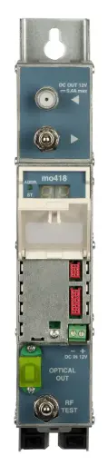 [DPR82522] TRANSMISSOR ÓPTICO TV: TERRA mo418 4D31 (1x6dBm, 1310nm) 