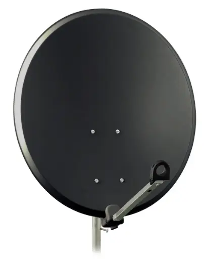 [DPA9654] ANTENA PARABÓLICA EM AÇO ESCURO FAMAVAL 80 SP 30