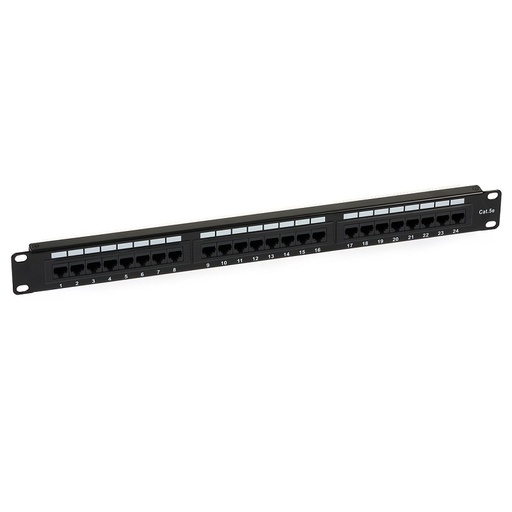 [DPR9120316] PANEL 24 PUERTAS CAT 5E 19" RACK