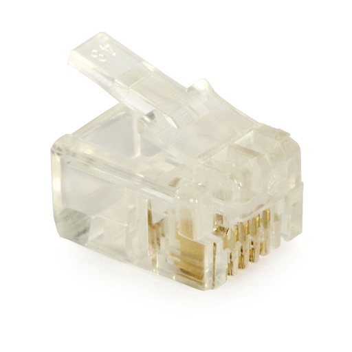 [DPJ2003] 100x CONECTOR RJ11 6P4C