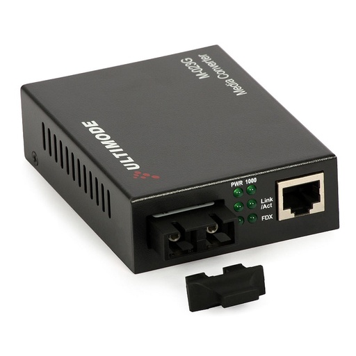 [DPL10025] CONVERSOR ETHERNET MULTIMODO M-023G 1Gbps 2xFIBRAS 2km