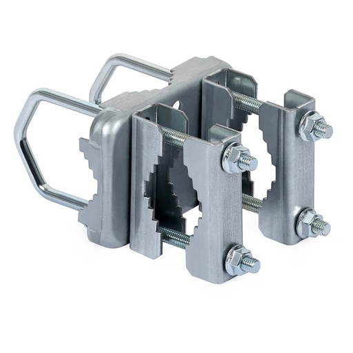 [DPE8695] ABRAÇADEIRA DUPLA CRUZADA POSTE OZK-50