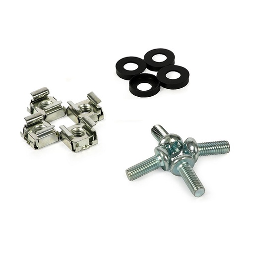 [DPR912001] KIT MONTAJE RACK 4xPARAFUSOS+ANILLOS+PORCAS